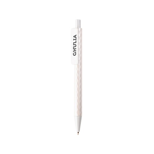 white Bolígrafo X3 Metal Edition RCS de aluminio reciclado
