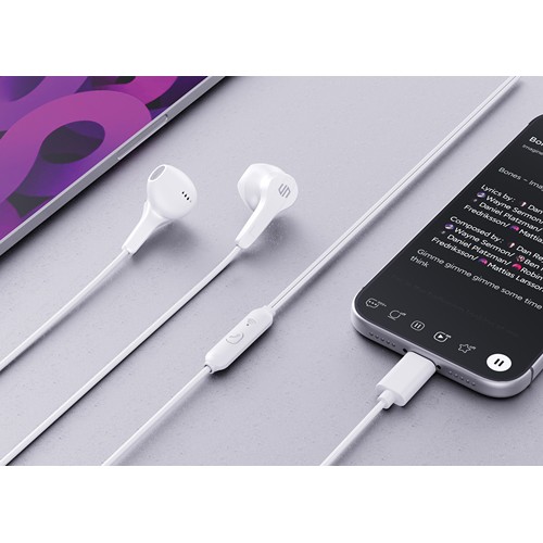 white Auriculares con cable Urban Vitamin Hartford RCS