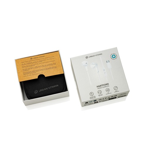white Auriculares con cable Urban Vitamin Hartford RCS