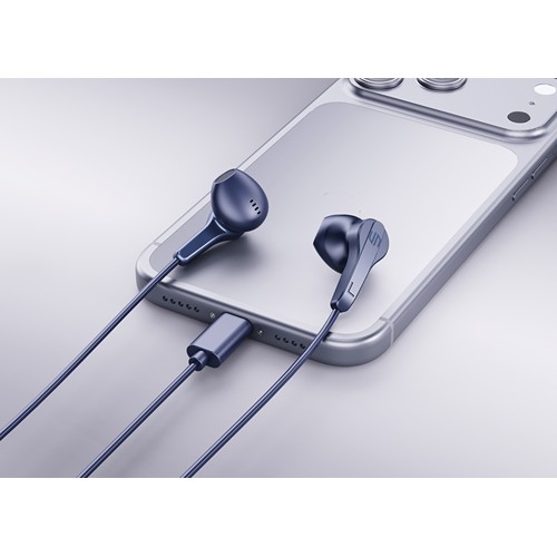 azul marino Auriculares con cable Urban Vitamin Hartford RCS