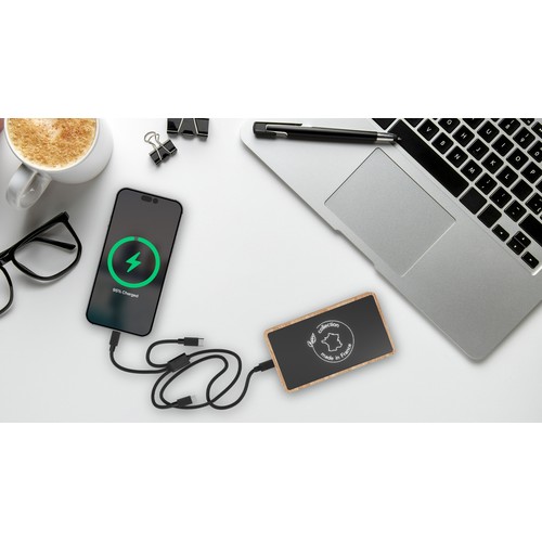 powerbank wireless wood 5000 mAh MIF thumbnail 4