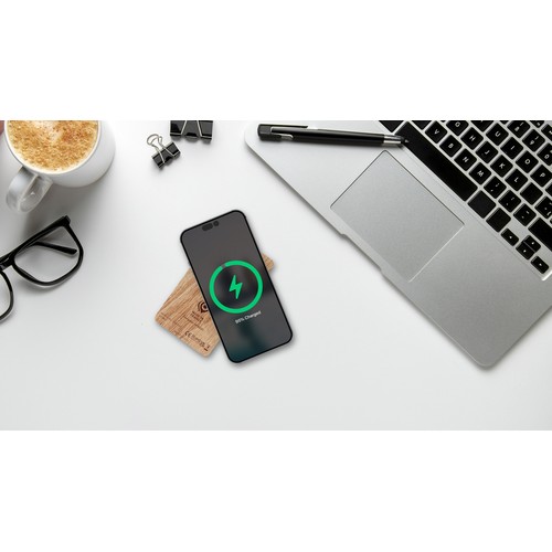 powerbank wireless wood 5000 mAh MIF thumbnail 5