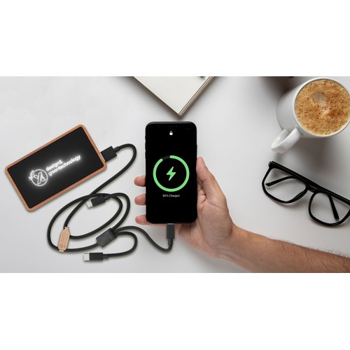 powerbank wireless wood 5000 FSC 100% Erable thumbnail 4