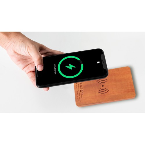 powerbank wireless wood 5000 FSC 100% Erable thumbnail 5