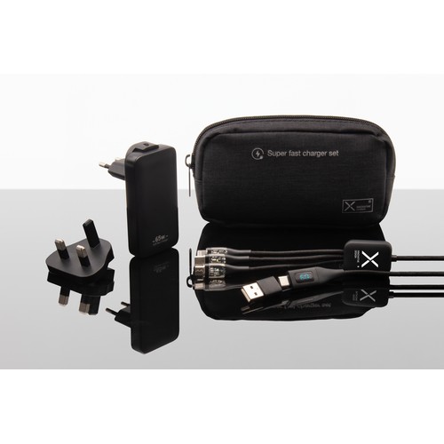 Set de chargement de voyage câble lumineux et adaptateur 65W - 2