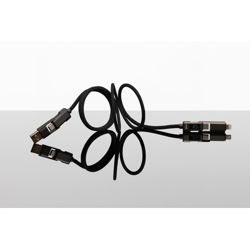 Câble 100W magnétique avec display de 1.5m - 2