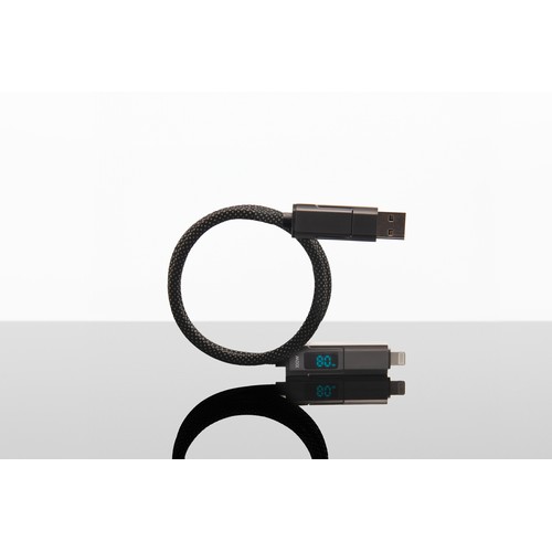 Câble 100W magnétique avec display de 1.5m - 3