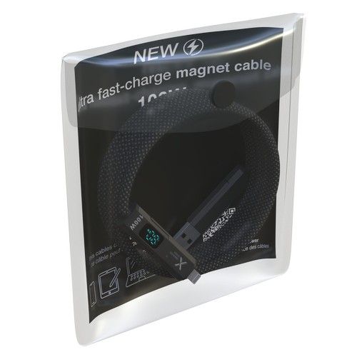 Câble 100W magnétique avec display de 1.5m - 7