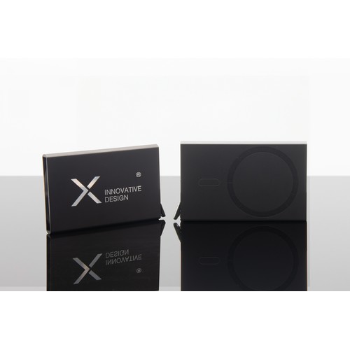 Porte-cartes logo miroir anti-RFID thumbnail 4