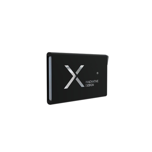 Porte-cartes logo miroir anti-RFID - 5