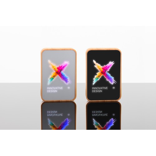 Powerbank lumineux 15W MagSafe 5000 FSC 100 bambou - 2