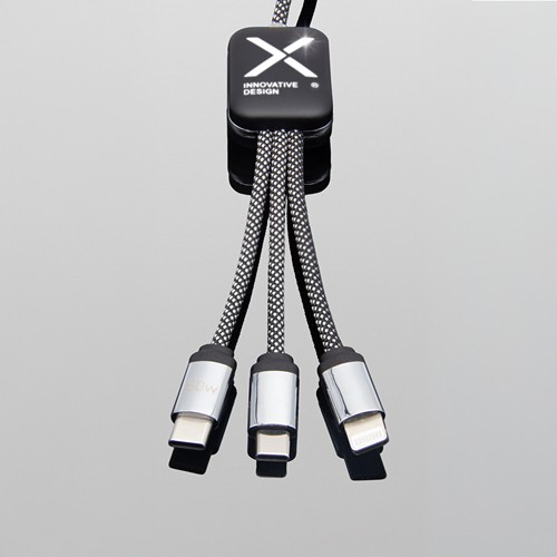 Double USB-C cable 60W - 2