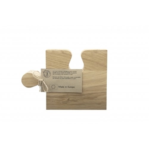 set de 4 planches à découper puzzle 100% FSC® chêne - 5