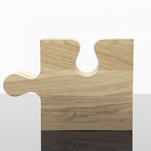 set de 4 planches à découper puzzle 100% FSC® chêne - 6