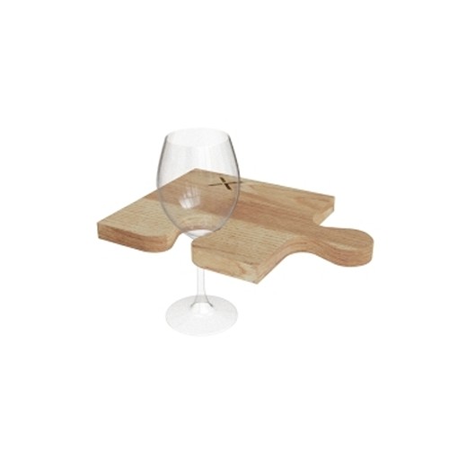 set de 4 planches à découper puzzle 100% FSC® chêne - 7