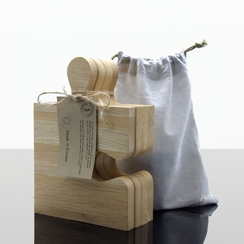 set de 4 planches à découper puzzle 100% FSC® chêne - 8