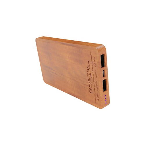 Powerbank Wireless Wood 5000 - 5