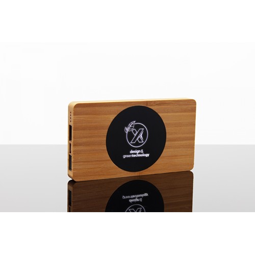 Powerbank Wireless Wood 5000 - 6