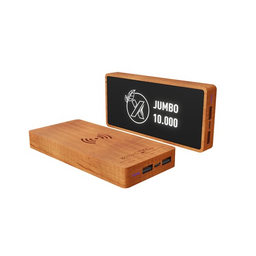 Powerbank EcoJumbo 10000 100% FSC® Maple - 3