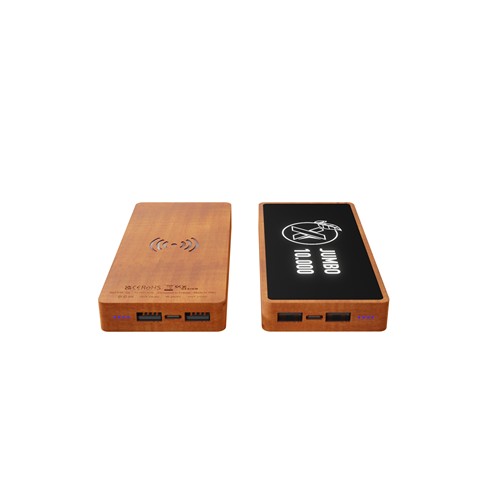 Powerbank EcoJumbo 10000 100% FSC® Maple - 4
