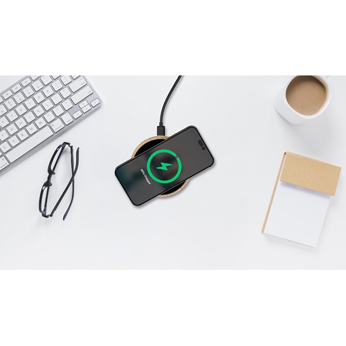 chargeur 15W éco FSC® 100% Bambou - 2