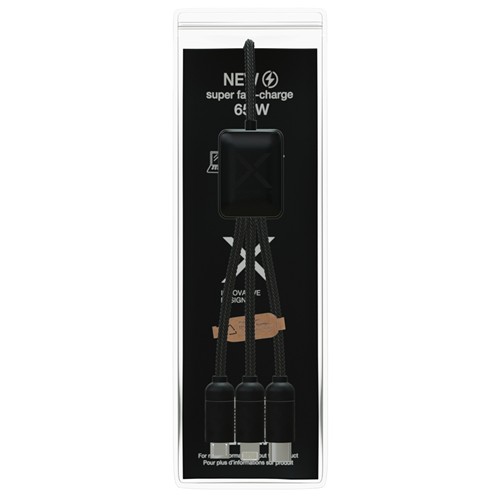 Câble dual 65W 5-en -1 - 5