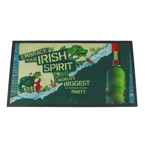 Petit tapis de bar en caoutchouc de qualité supérieure (43x23cm)