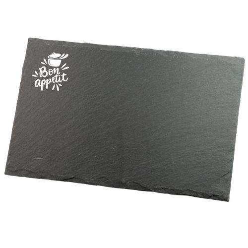 Plat rectangulaire en ardoise (30x20cm)