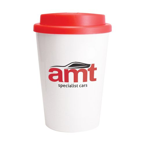 Tasse à café à emporter en plastique à double paroi (340ml/12oz) ** thumbnail 4