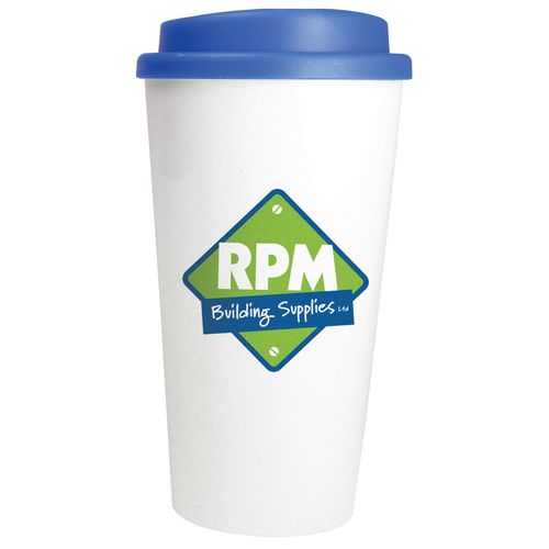 Tasse à café à emporter en plastique à double paroi (455ml/16oz) ** thumbnail 4