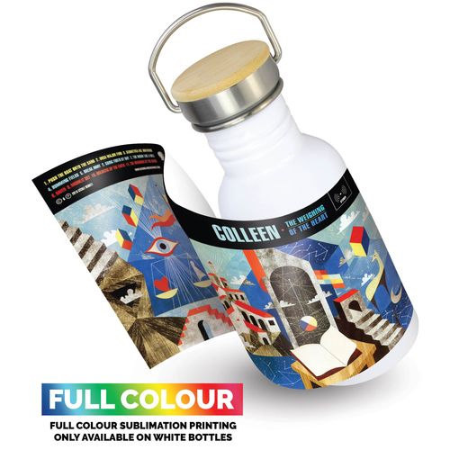 Bouteille de voyage - Couvercle en bambou (500ml) * thumbnail 6
