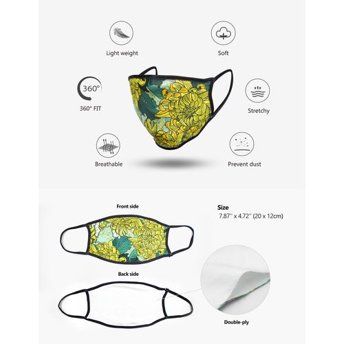 Masque plat en tissu standard thumbnail 6