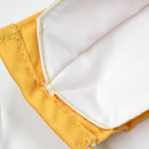 Masque en tissu 3D double couche à pliage plat thumbnail 4