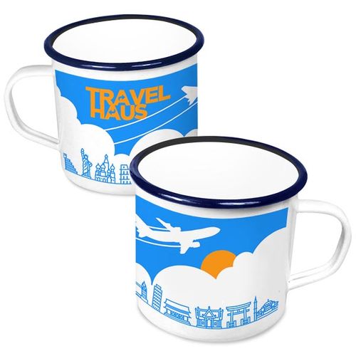 Tasses en émail de qualité supérieure (568ml/20oz) - Blanc thumbnail 6