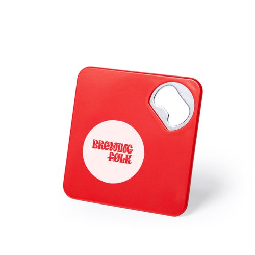 Coaster with Bottle Opener