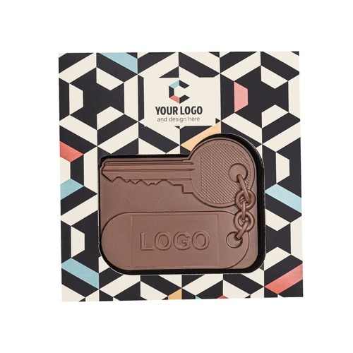 LLAVE DE CHOCOLATE PERSONALIZADA CHOCO4MAT