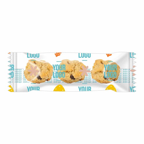 MINI BISCUITS À L'AVOINE AVEC PÉPITES DE CHOCOLAT 3 PCS, Slodkie