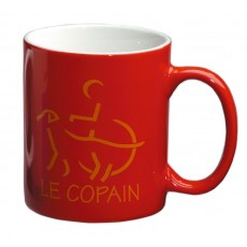 TAZA LOZA COLOR ROJO