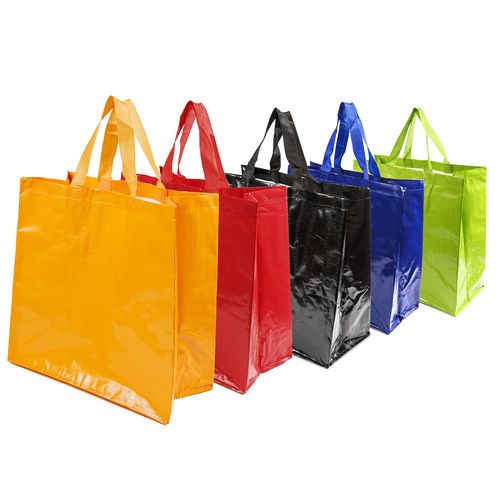 BOLSA POLIPROPILENO CON ASA POLIÉSTER