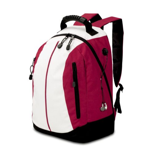 MOCHILA COMBINADA BLANCO Y COLOR