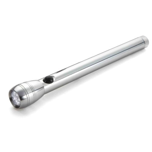 LINTERNA 6 LEDS CROMADA MATE