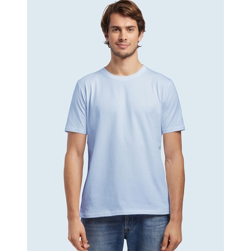 T-Shirt Homme Manches Courtes Made in France 100% coton biologique certifié OCS.