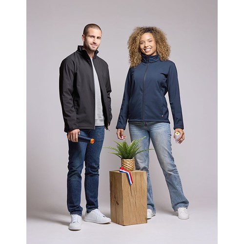 Blouson softshell Homme en polyester recyclé Made in France
