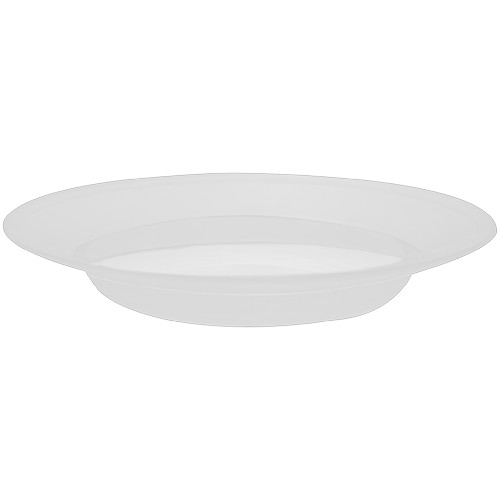Assiette creuse réutilisable translucide - 1