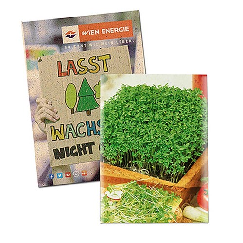 Seed-bag mini - Grass paper - Cress