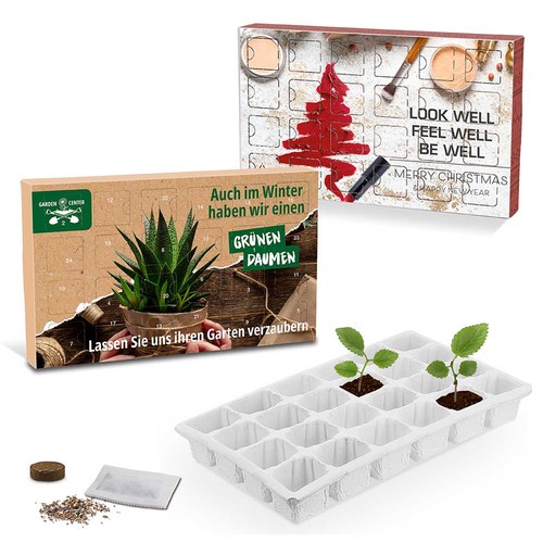 Growing Advent Calendar - with digital printing Growing Advent Calendar - with digital printing