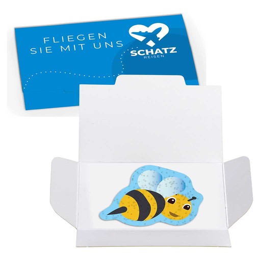 Seed-paper funny animals - bee Brummi