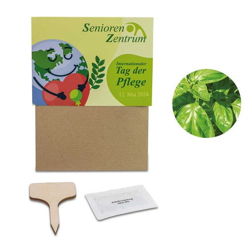 Plant-set - Set of 3 - Basil / Garden Cress / Herb Mix