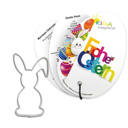 Baking-shapes with recipe book Easter egg - bunny 3