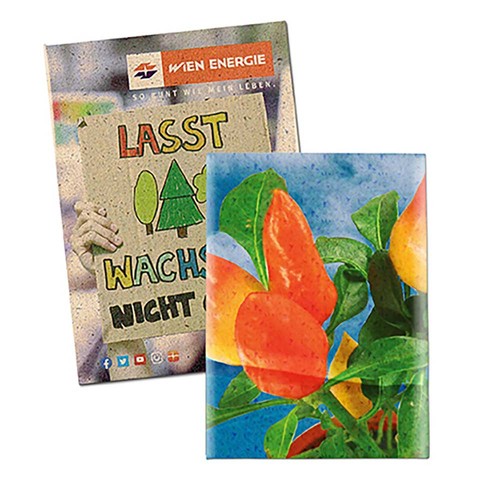 Seed-bag mini - Grass paper - Chilli